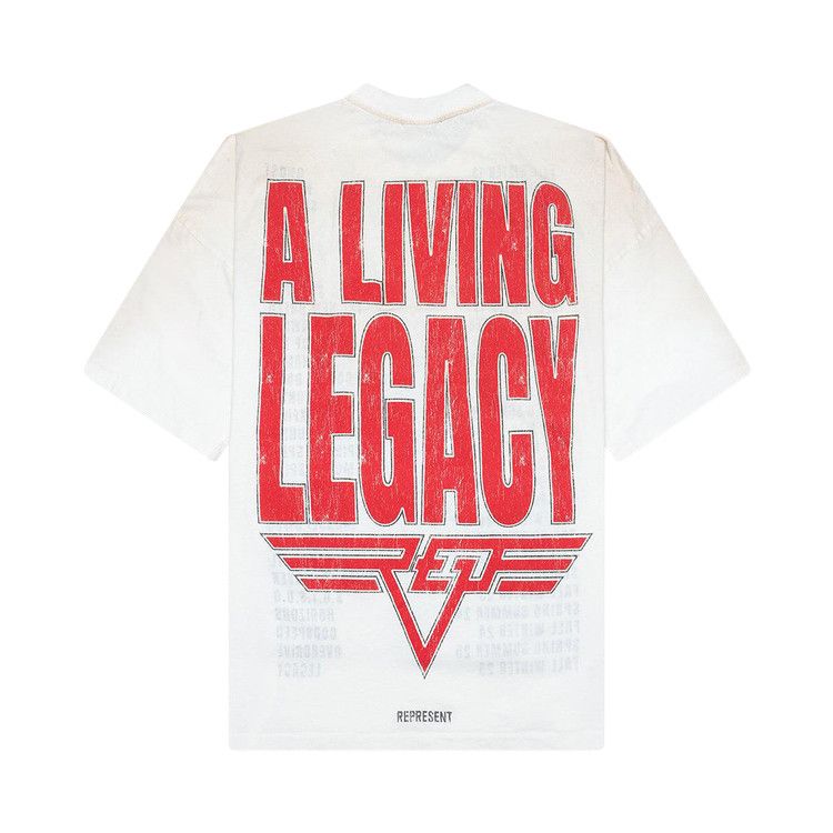 Represent Clo Living Legacy Tee 'Washed Ecru'