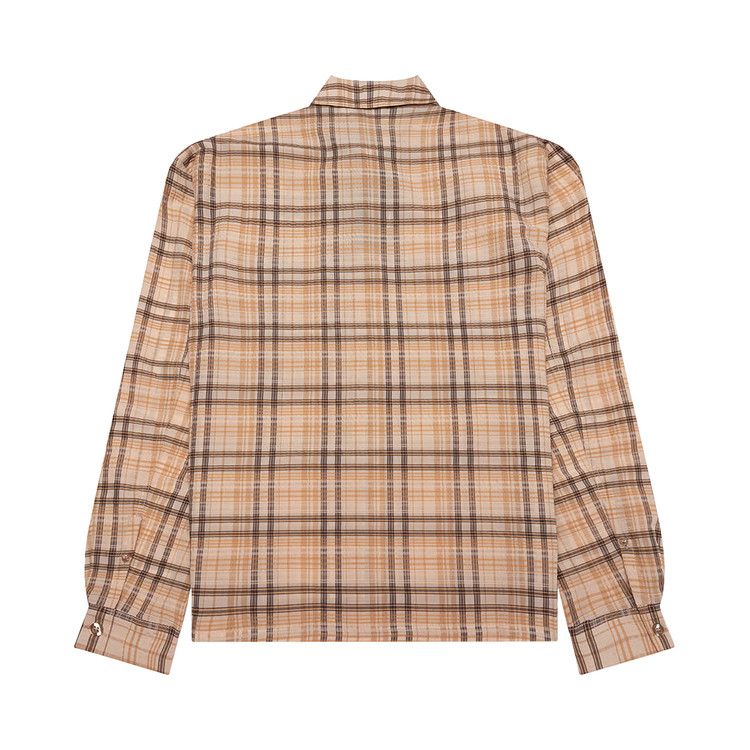 Represent Clo Sheer Flannel Shirt 'Brown Checker'