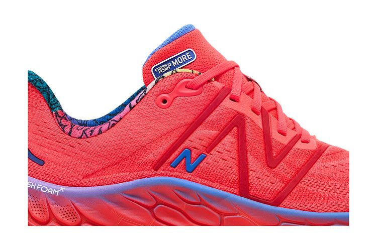 New Balance Fresh Foam X More v4 'Electric Red Bright Lapis'