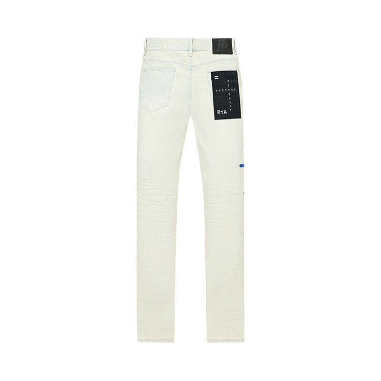 RtA Bryant Skinny Jean 'Stormy Sky Cross Patch'