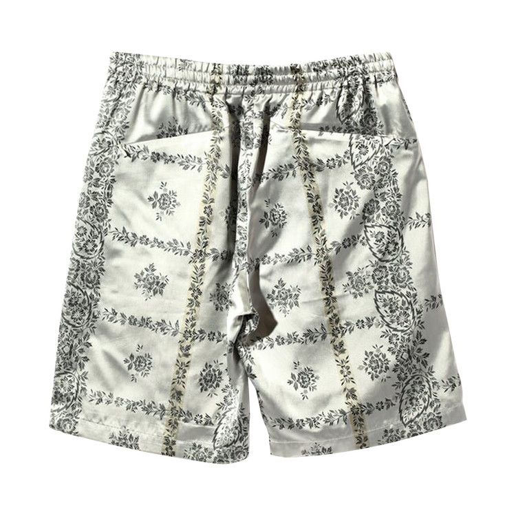 Needles Cupra Sateen Flower Basketball Shorts 'Off White'