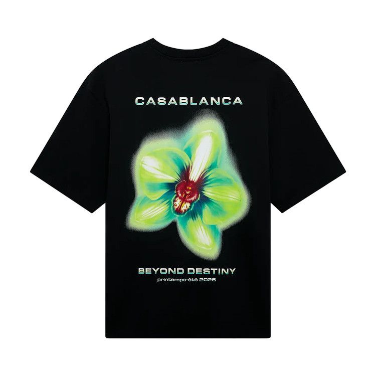 Casablanca Glitch Orchid Oversized T-Shirt 'Black'