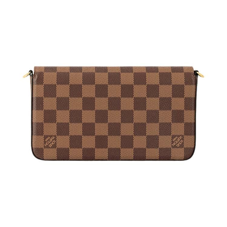 Louis Vuitton Félicie Pochette 'Brown Damier Ebene Canvas'