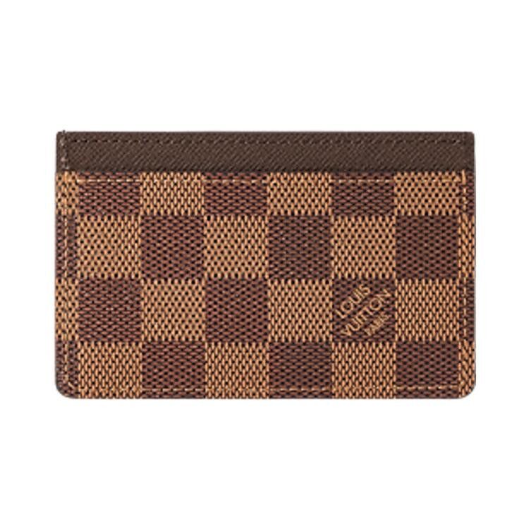 Louis Vuitton Card Holder 'Brown Damier Ebene Canvas'