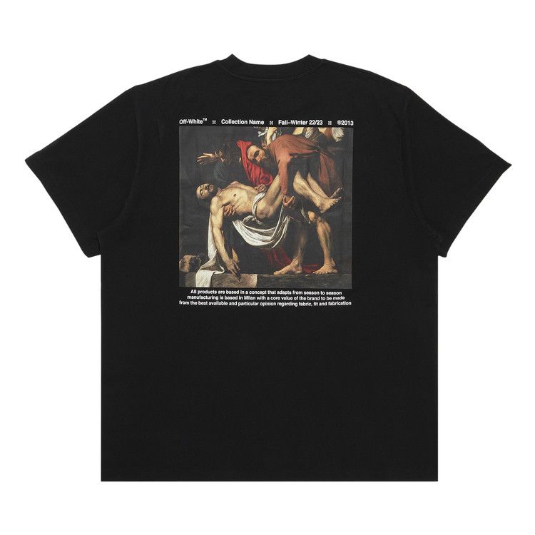 Off-White Caravaggio Deposition Over Short-Sleeve Tee 'Black/White'