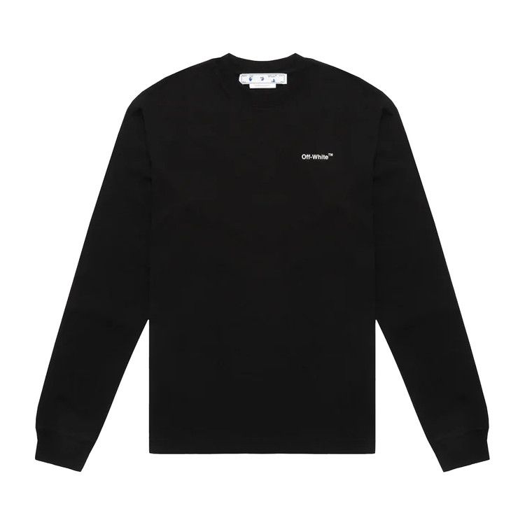 Off-White Caravaggio Arrow Skate Long-Sleeve Tee 'Black/White'