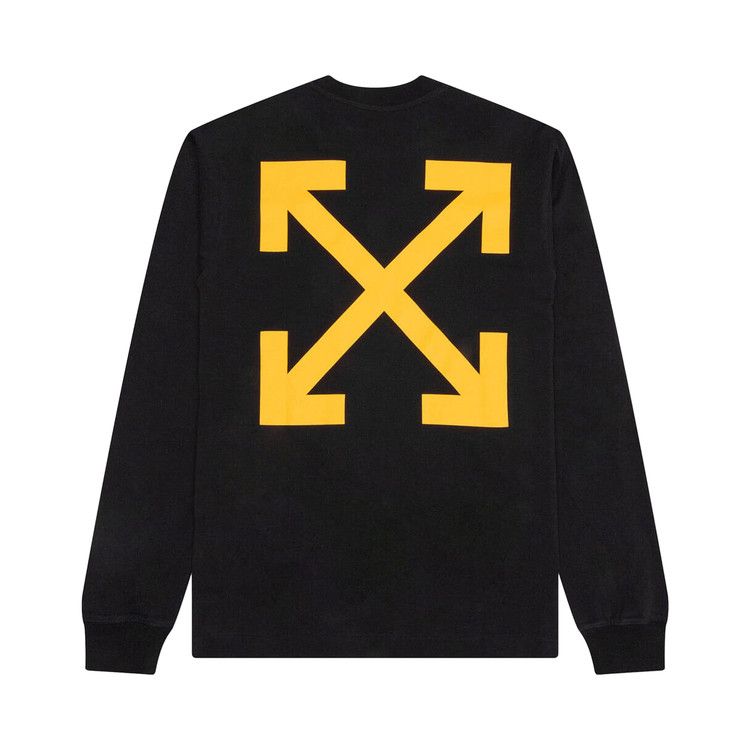 Off-White Arrow Caravaggio Ann Skate Long-Sleeve Tee 'Black/White'