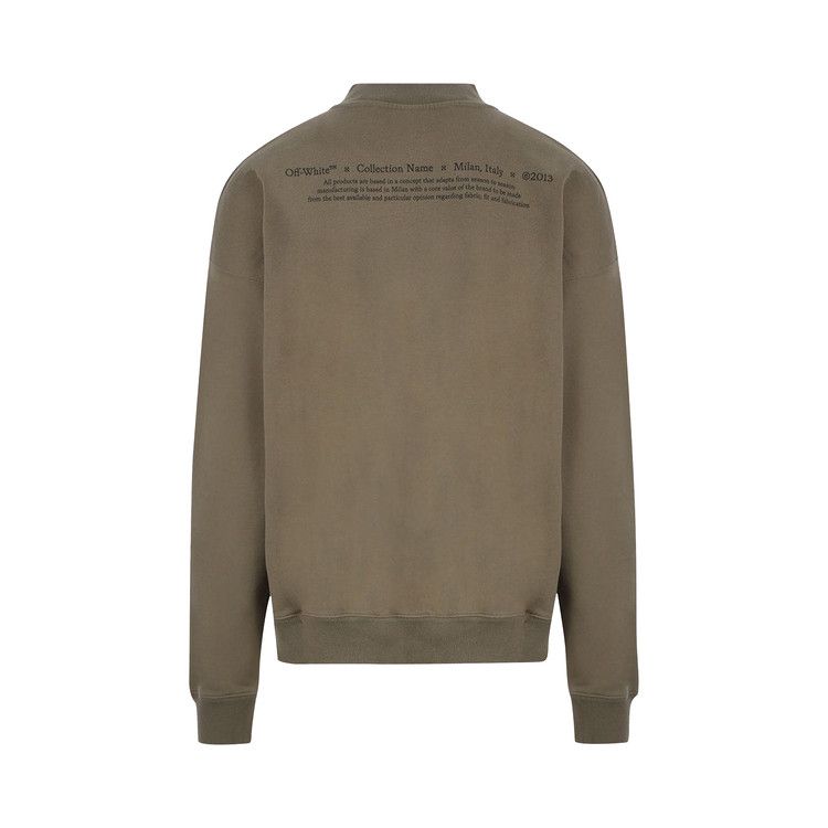 Off-White Caravaggio Boy Skate Crewneck 'Green/Multicolor'