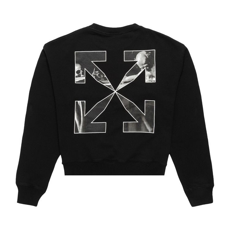 Off-White Caravag Arrow Over Crewneck 'Black/White'