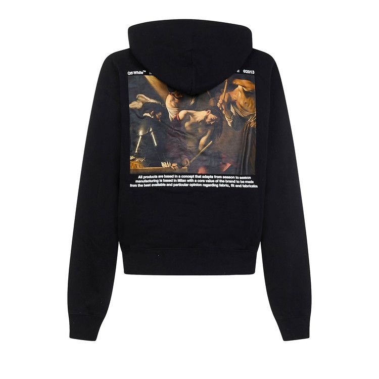 Off-White Caravaggio Crowning Over Hoodie 'Black/White'