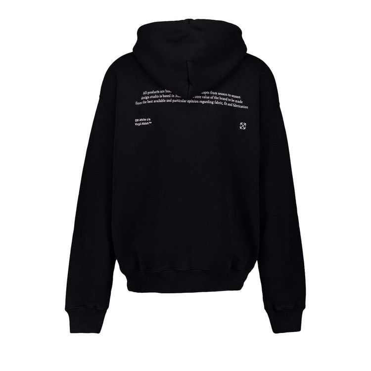 Off-White Script Mary Skate Hoodie 'Black'