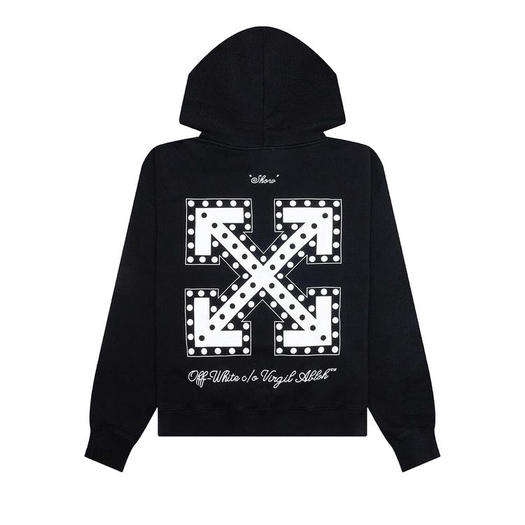 Off-White Arrow Ask Legal Skate Hoodie 'Black/White'