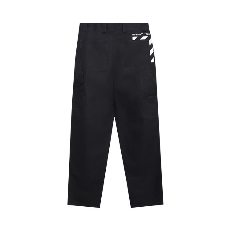 Off-White Diag Pocket Carpenter Pant 'Black'