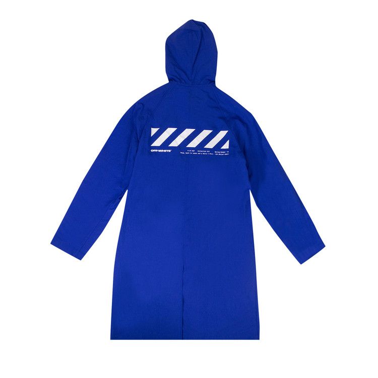 Off-White Diag Raincoat 'Blue'