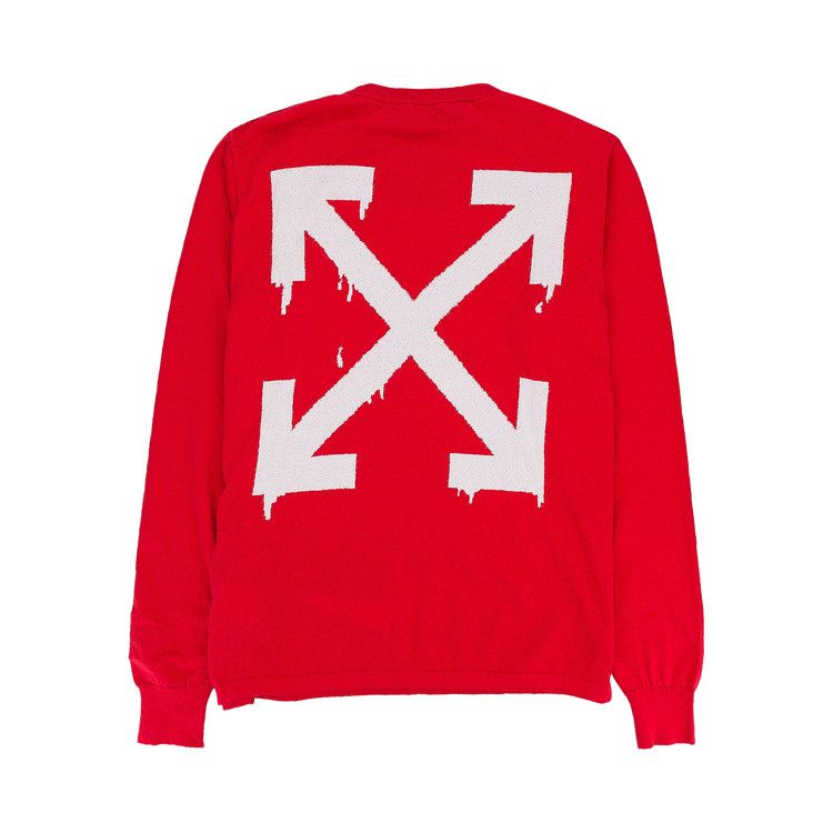 Off-White Graphic Long-Sleeve T-Shirt 'Red/White'
