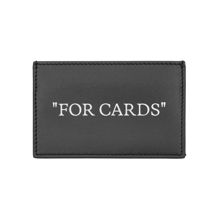 Off-White Quote Bookish Card Case 'Black/White'