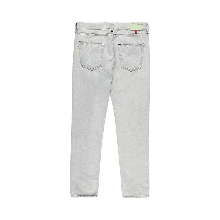 Off-White Slim Jeans 'Bleach Mint'