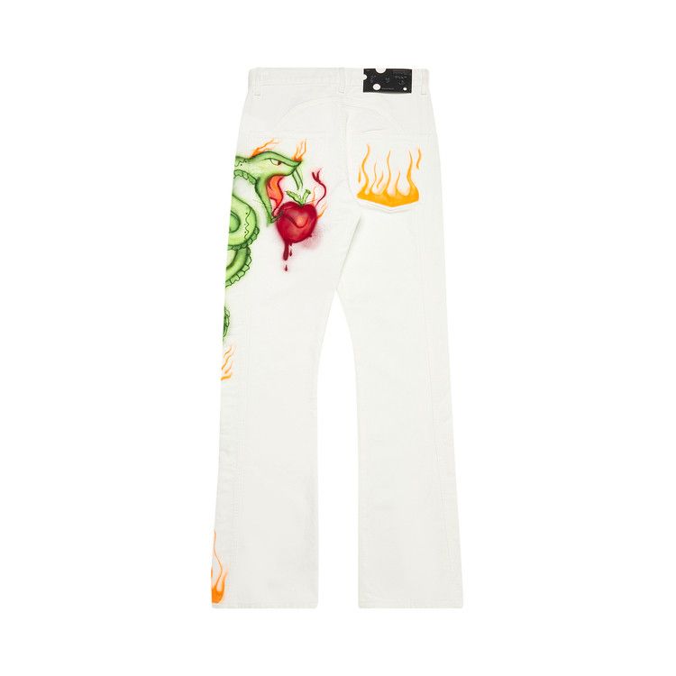 Off-White Babybrush Contour Jeans 'White/Multicolor'