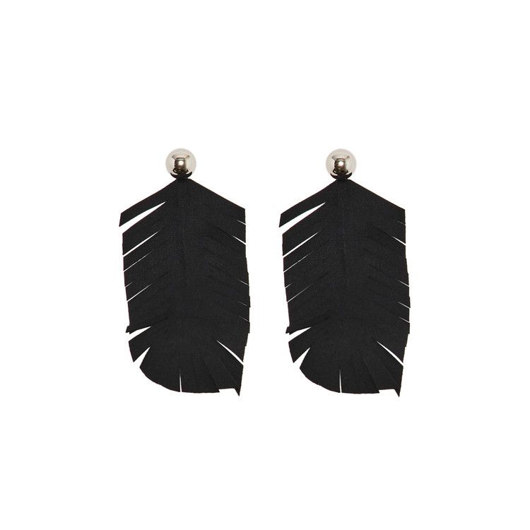 Marni Metal Earrings 'Black'