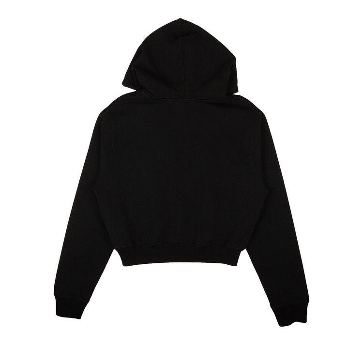 Off-White Rainbow Cropped Hoodie 'Black/Multicolor'