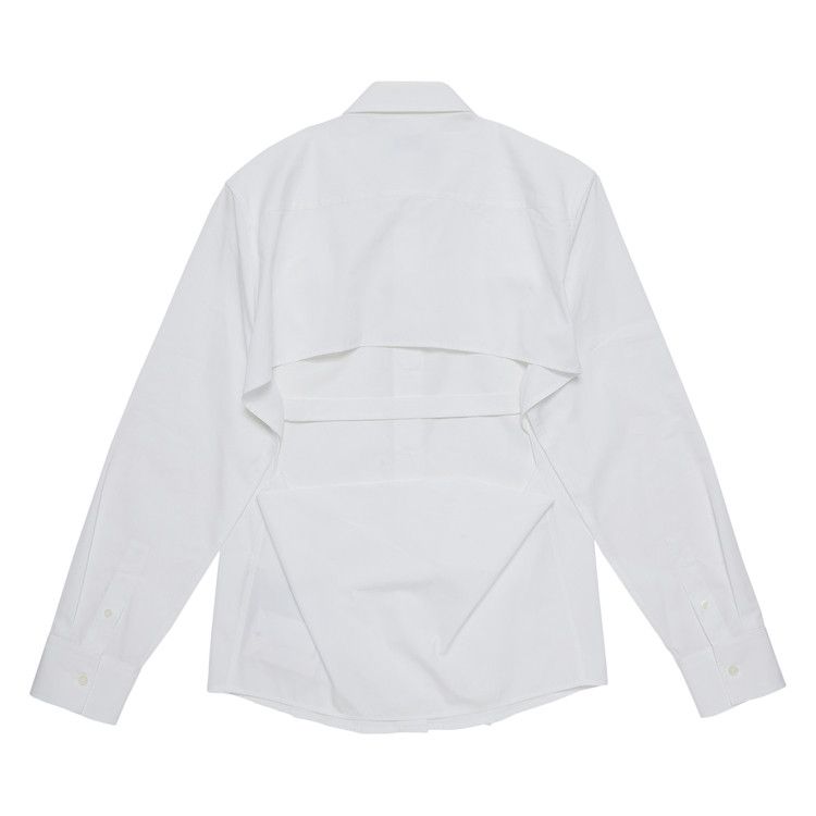 Off-White Poplin Buckle Shirt 'White'