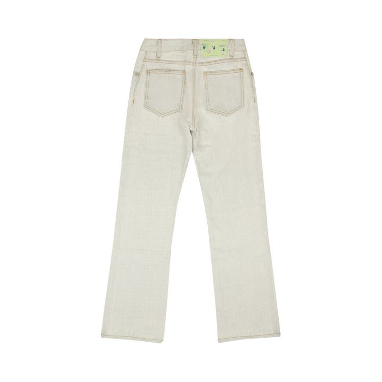 Off-White Cropped Leg Shorts 'Light Blue'