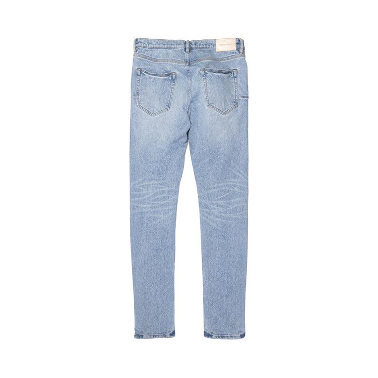 PURPLE BRAND Halftone Wordmark Jeans 'Light Indigo'