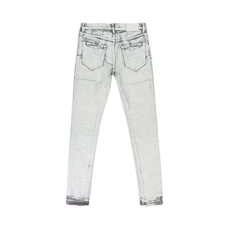 PURPLE BRAND Overdye Foil Skinny Jeans 'Grey'
