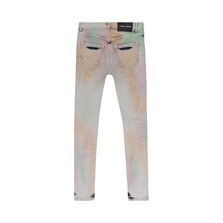 PURPLE BRAND Muted Skinny Jeans 'Acid Camo'