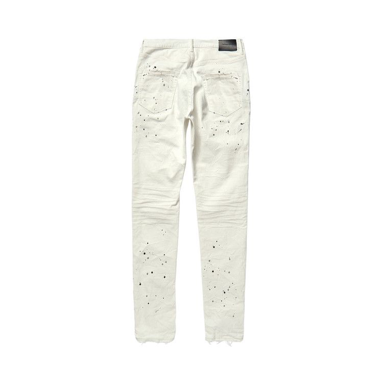 PURPLE BRAND Worn Paint Blowout 'White'