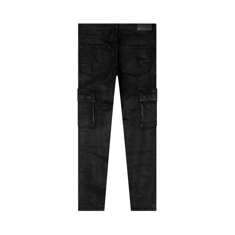 PURPLE BRAND Cargo Flare Pants 'Black Resin'