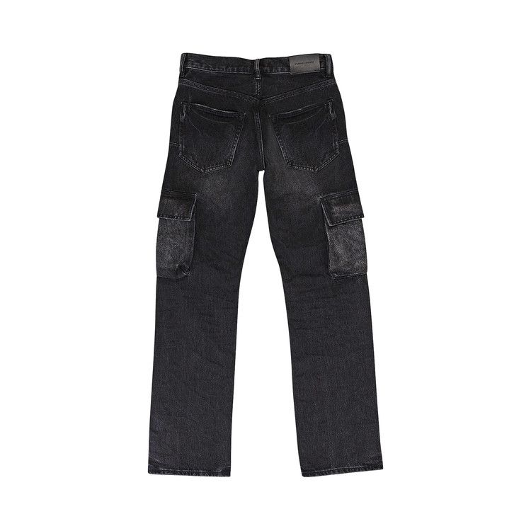 PURPLE BRAND Relaxed Cargo Skinny Jeans 'Black'
