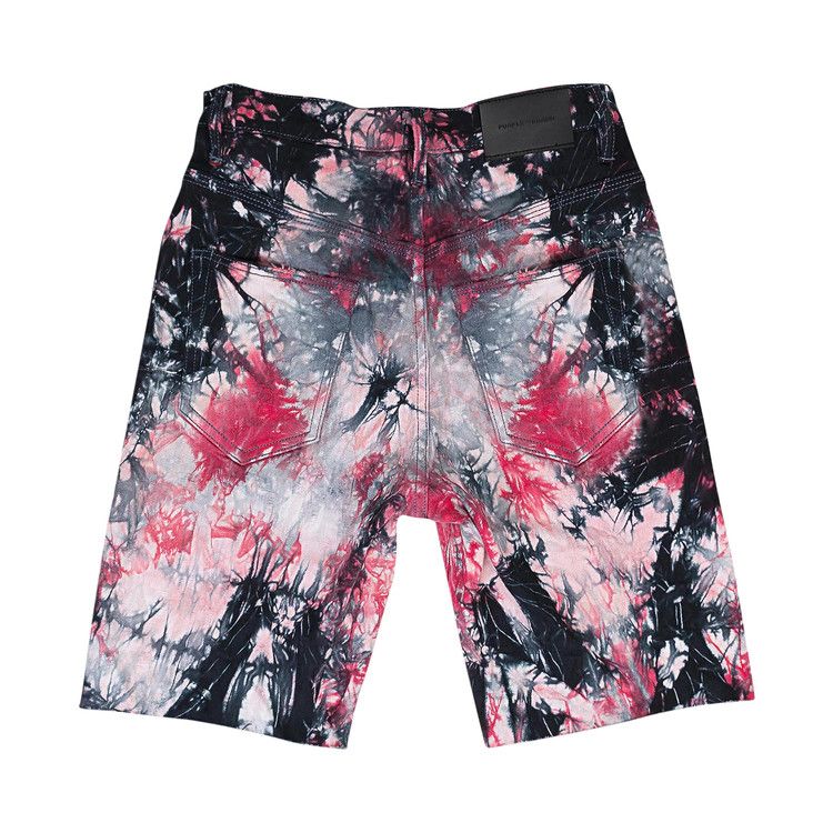 PURPLE BRAND Tie Dye Jacquard Monogram Shorts 'Black'