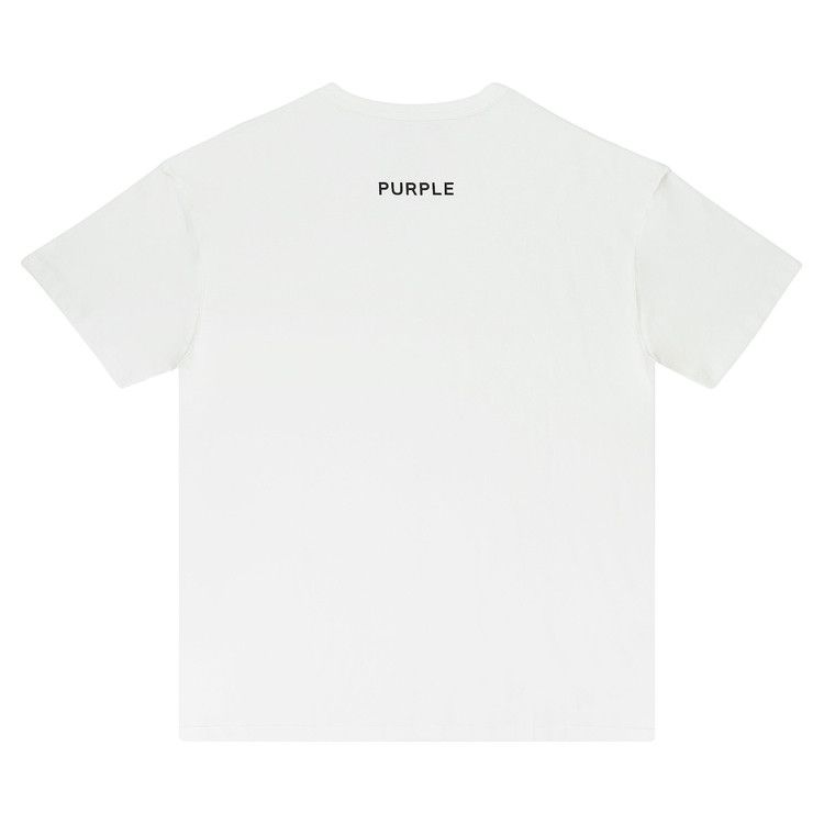 PURPLE BRAND Textured Jersey Inside Out Tee 'White'