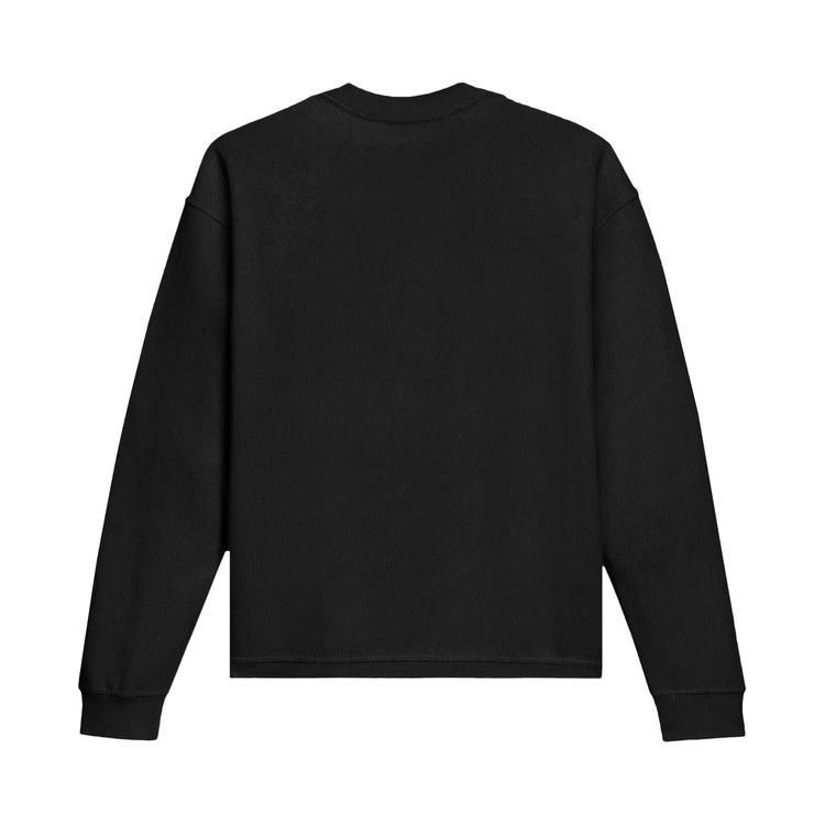 PURPLE BRAND Oversized Long-Sleeve Tee 'Black'