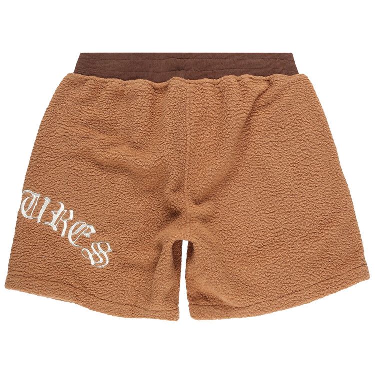 Pleasures Mars Sherpa Shorts 'Brown'
