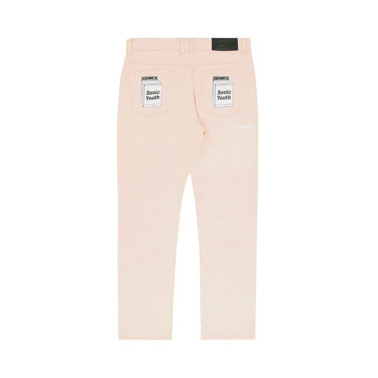 Pleasures x Sonic Youth Washing Machine Denim Pants 'Pink'