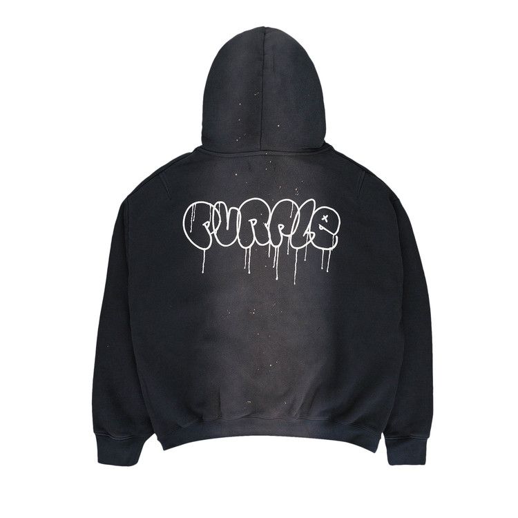 PURPLE BRAND HWT Fleece Pullover Hoodie 'Black'