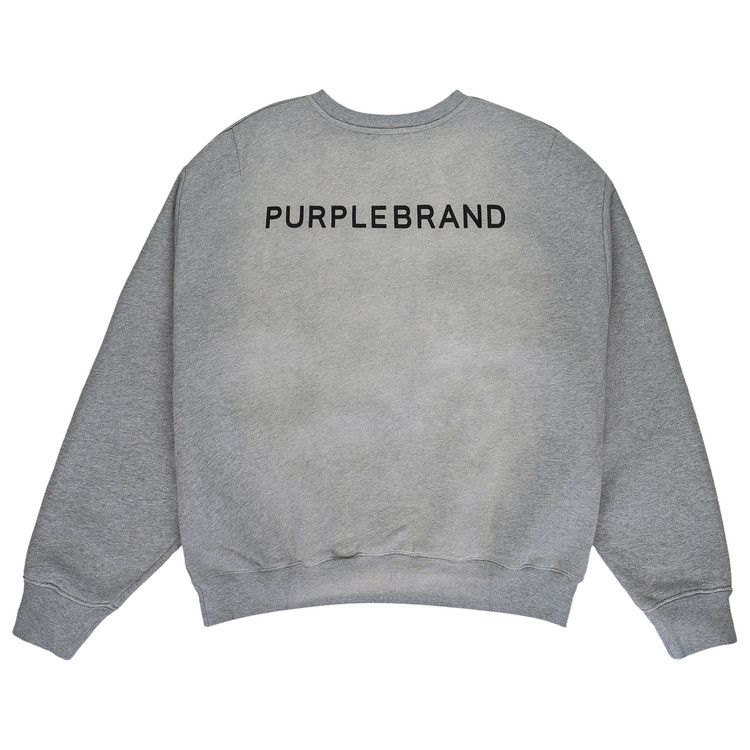 PURPLE BRAND HWT Fleece Crewneck Sweatshirt 'Heather'