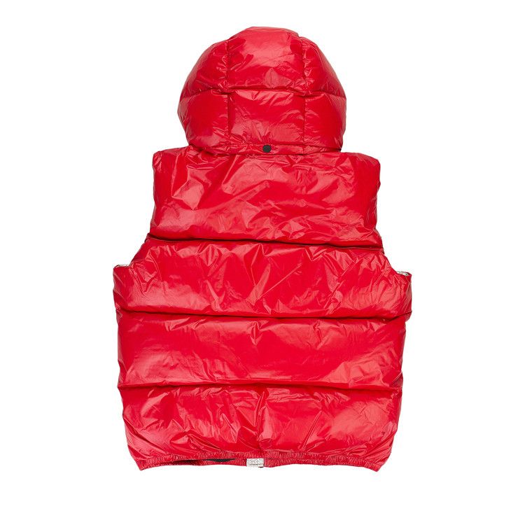 PURPLE BRAND Nylon Puffer Vest 'Red'