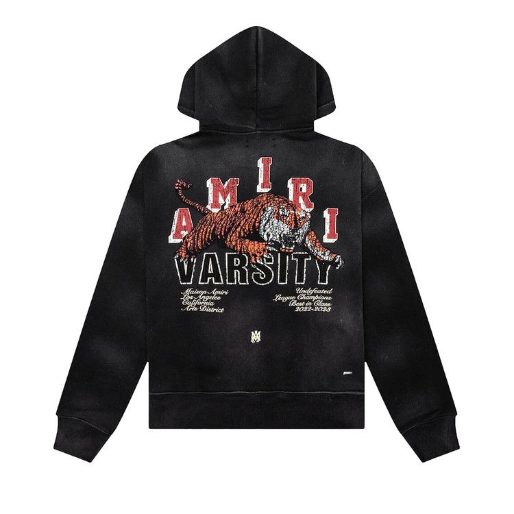 Amiri Vintage Tiger Varsity Hoodie 'Black'