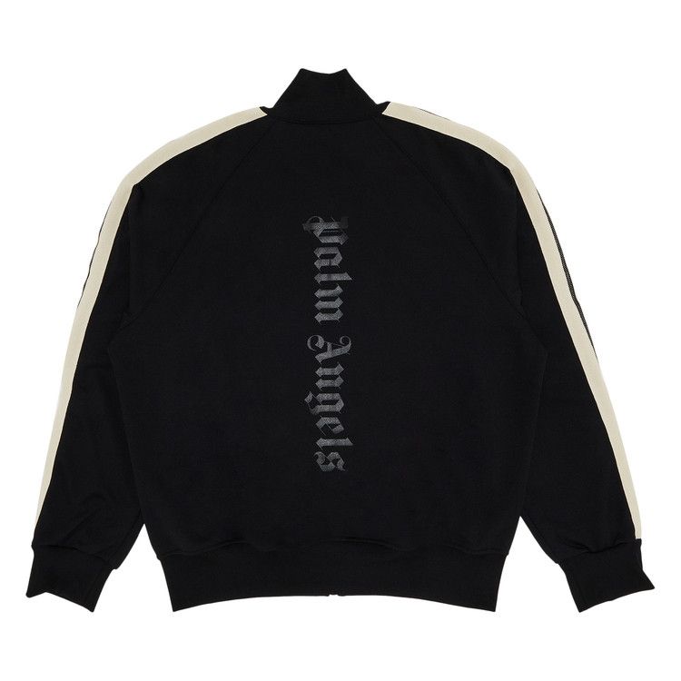 Palm Angels Performance Zip-Up Track Jacket 'Black/Orange'