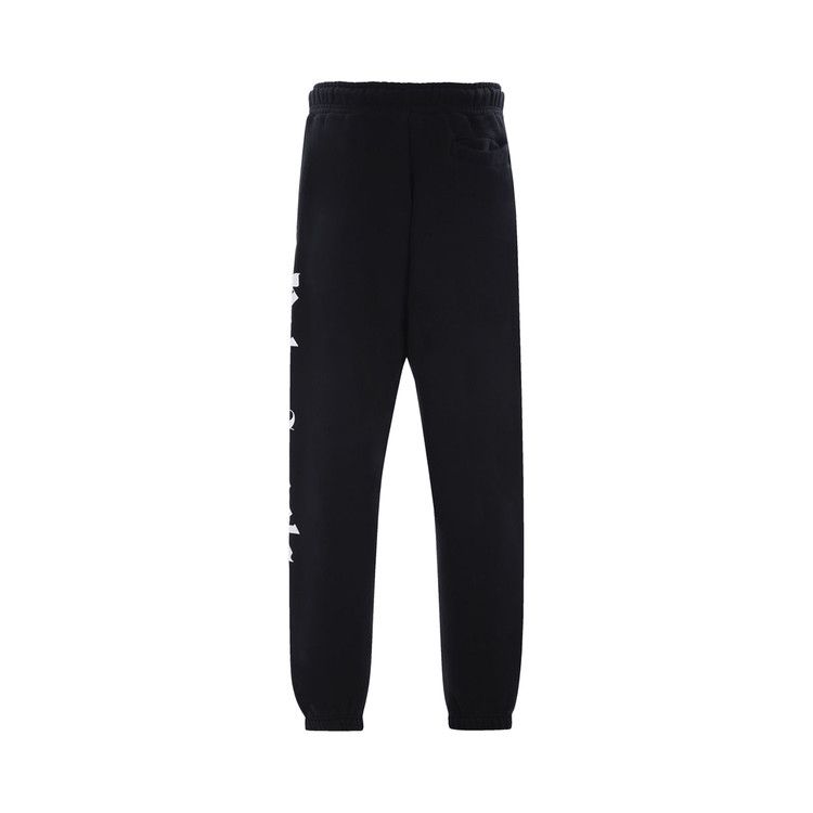 Palm Angels Side Logo Sweatpants 'Black/White'
