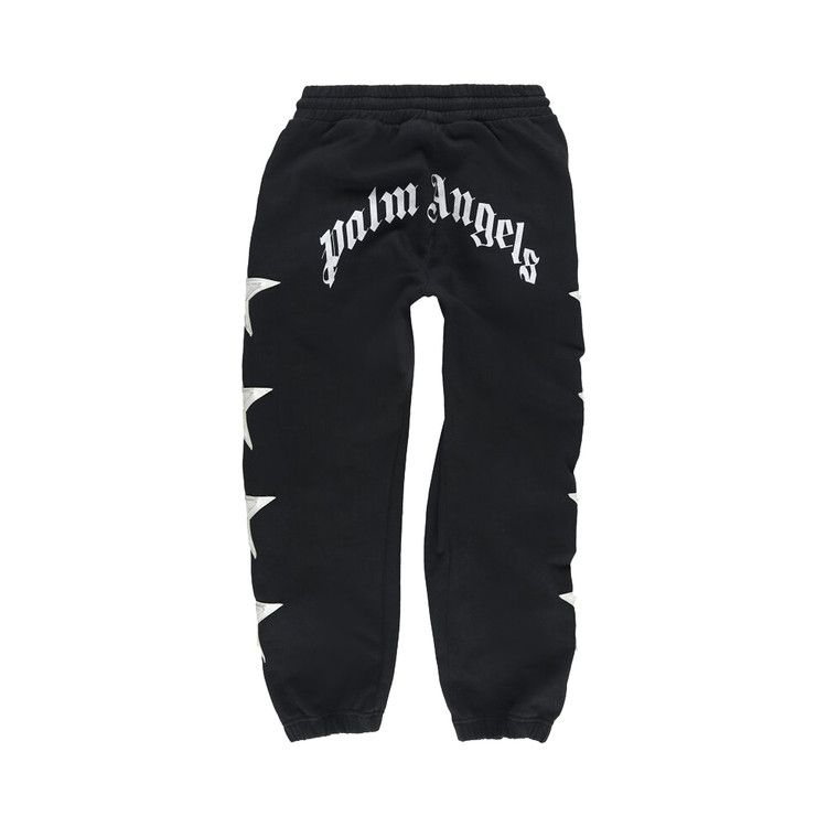 Palm Angels Patched Stars Vintage Sweatpants 'Black'