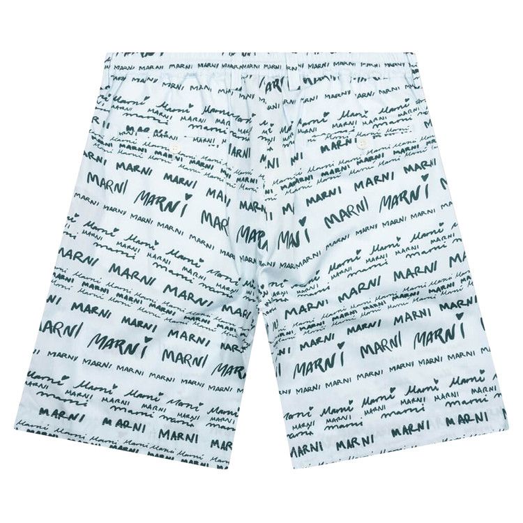 Marni Drawstring Bermuda Pants 'Arctic'