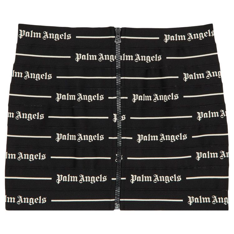 Palm Angels Classic Logo Tape Mini Skirt 'Black/Off White'