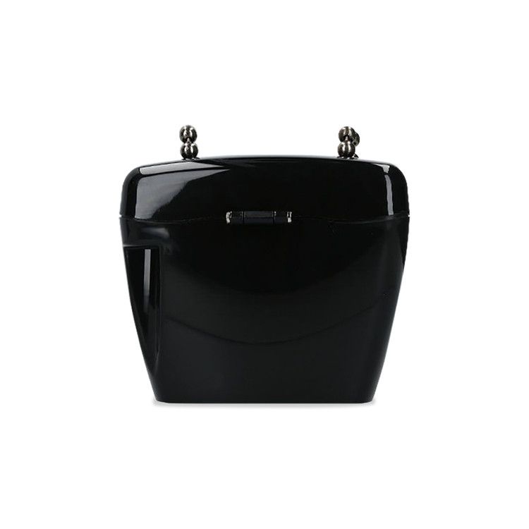 Palm Angels Mini Padlock Bag 'Black/White'
