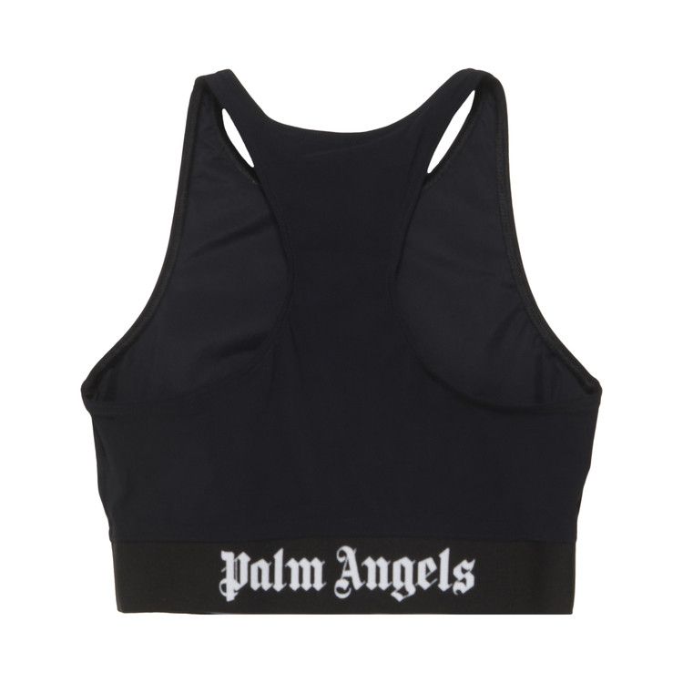 Palm Angels Logo Sport Top 'Black/White'