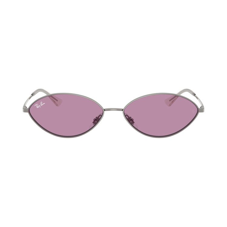 Ray-Ban Kai Bio-Based Sunglasses 'Polished Gun Metal/Dark Violet'