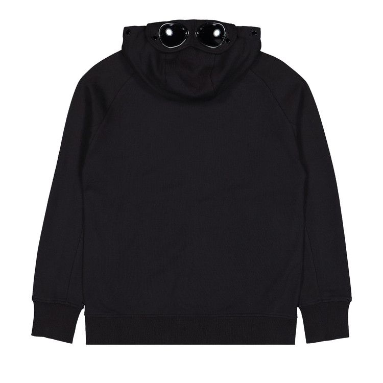 C.P. Company Diagonal Raised Fleece Goggle Sweatshirt 'Black'